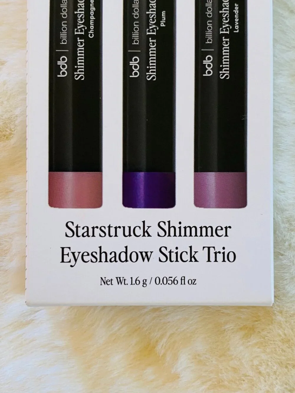 Billion Dollar Baby Starstruck Shimmer Eyeshadow Stick Trio NEW Water Resistant
